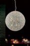 Diamonds R Forever Large Crystal Ball Chandelier - 3 Sizes